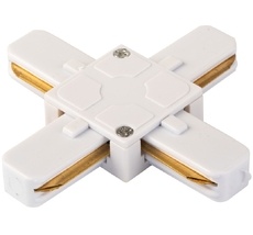 Соединитель &laquo;X&raquo; для однофазного шинопровода 220V для монтажа на поверхность Imex TR-X WH_IM