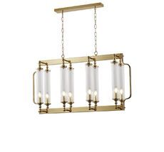 Подвесная люстра Crystallux TOMAS TOMAS SP8 L1000 BRASS_CR