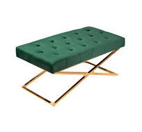 Банкетка ArtHomeDecor Cross ID-78 GL Green