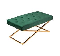 Банкетка ArtHomeDecor Cross ID-78 GL Green