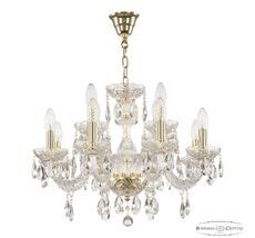 Хрустальная люстра Bohemia Ivele Crystal 117/8+4/195 G_BI