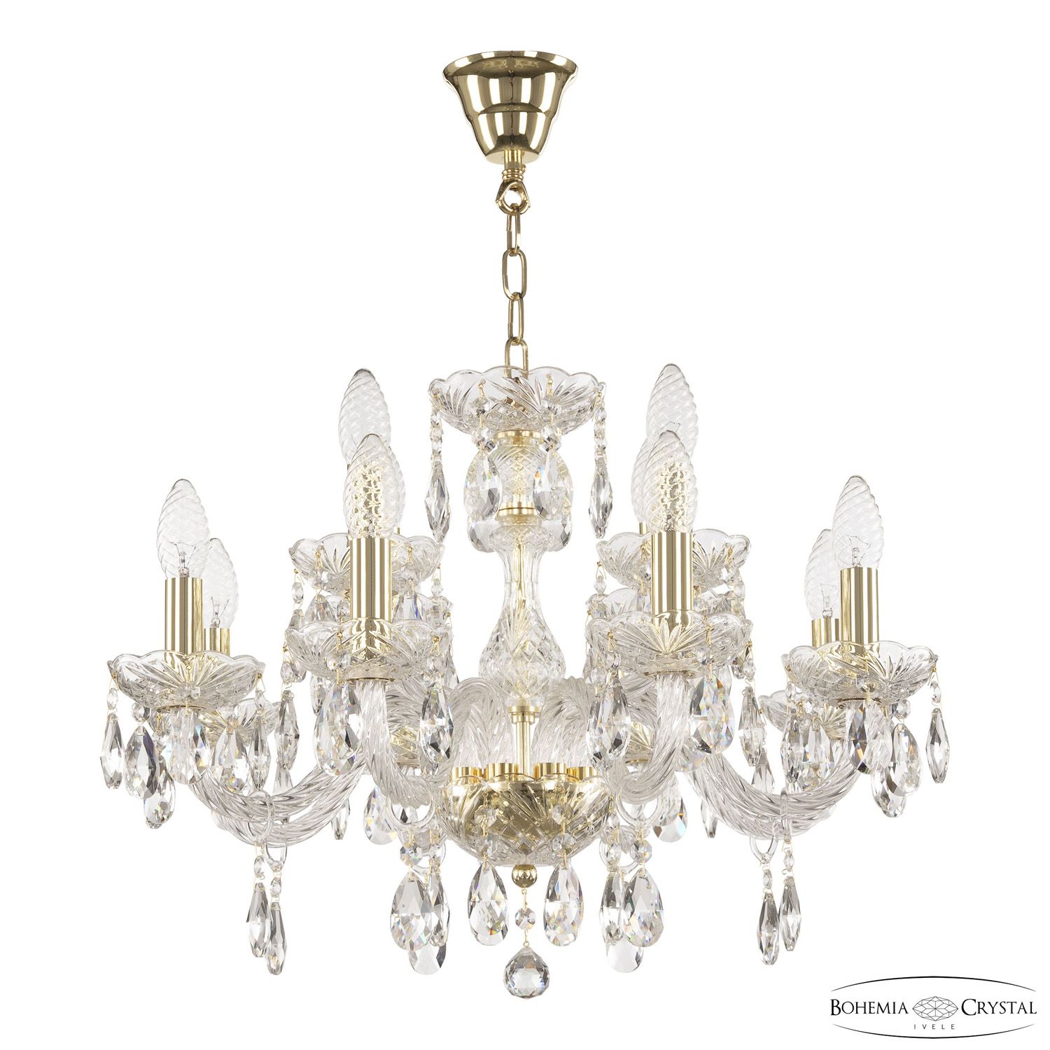 Хрустальная люстра Bohemia Ivele Crystal 117/8+4/195 G_BI