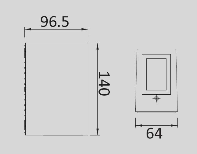 Архитектурная подсветка светодиодная IP54 Oasis Light W1862-B1 Gr_OL