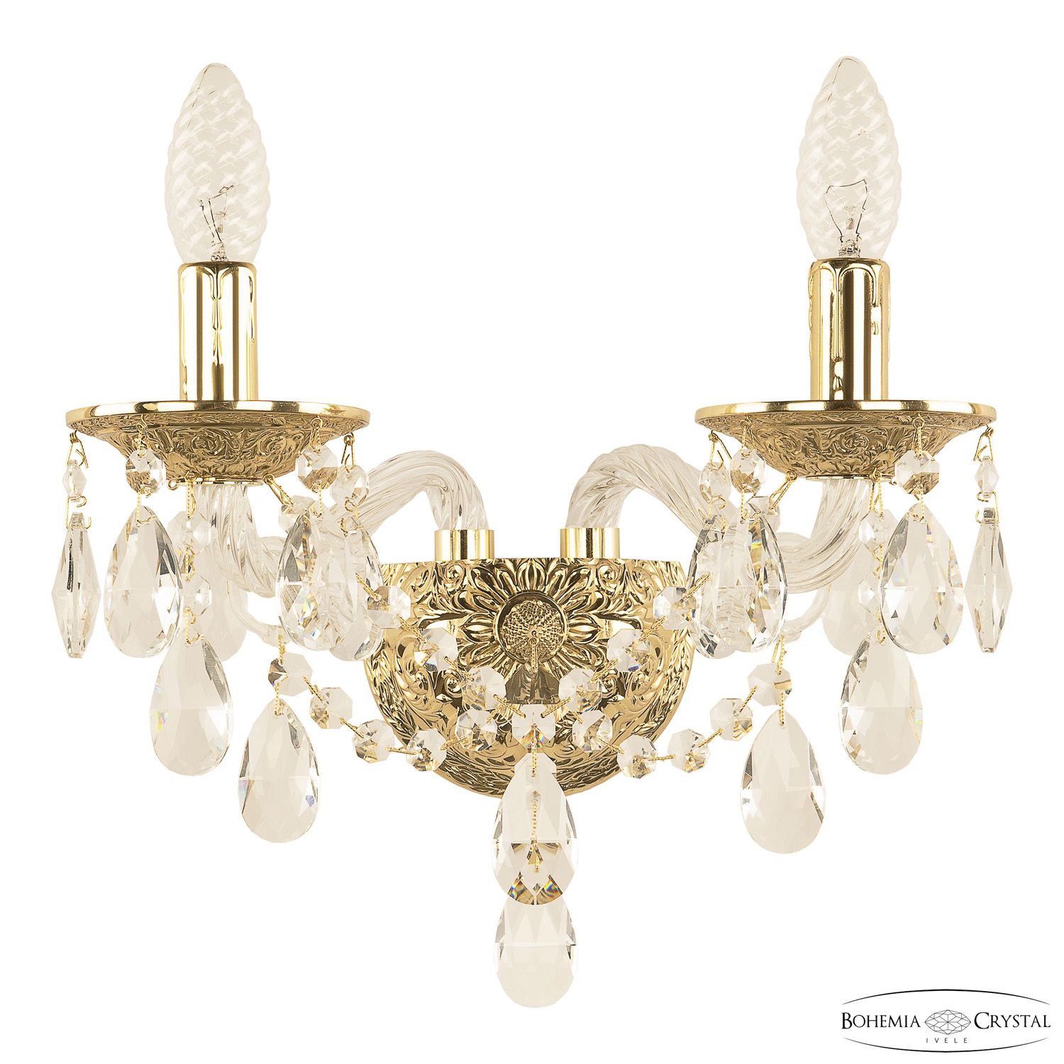 

Бра Bohemia Ivele Crystal 16215B/2/141 G, 16215B/2/141 G