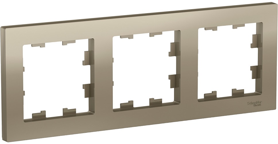 Рамка на 3 поста (шампань) Systeme Electric ATN000503