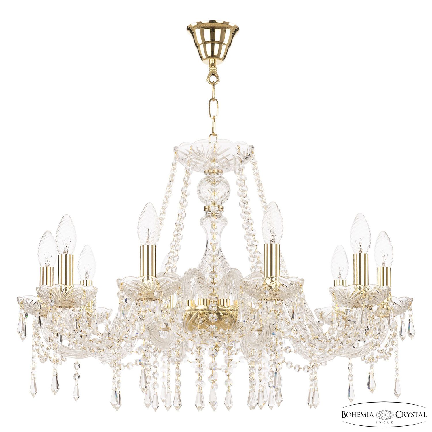 Хрустальная люстра Bohemia Ivele Crystal 104/10/240 G_BI