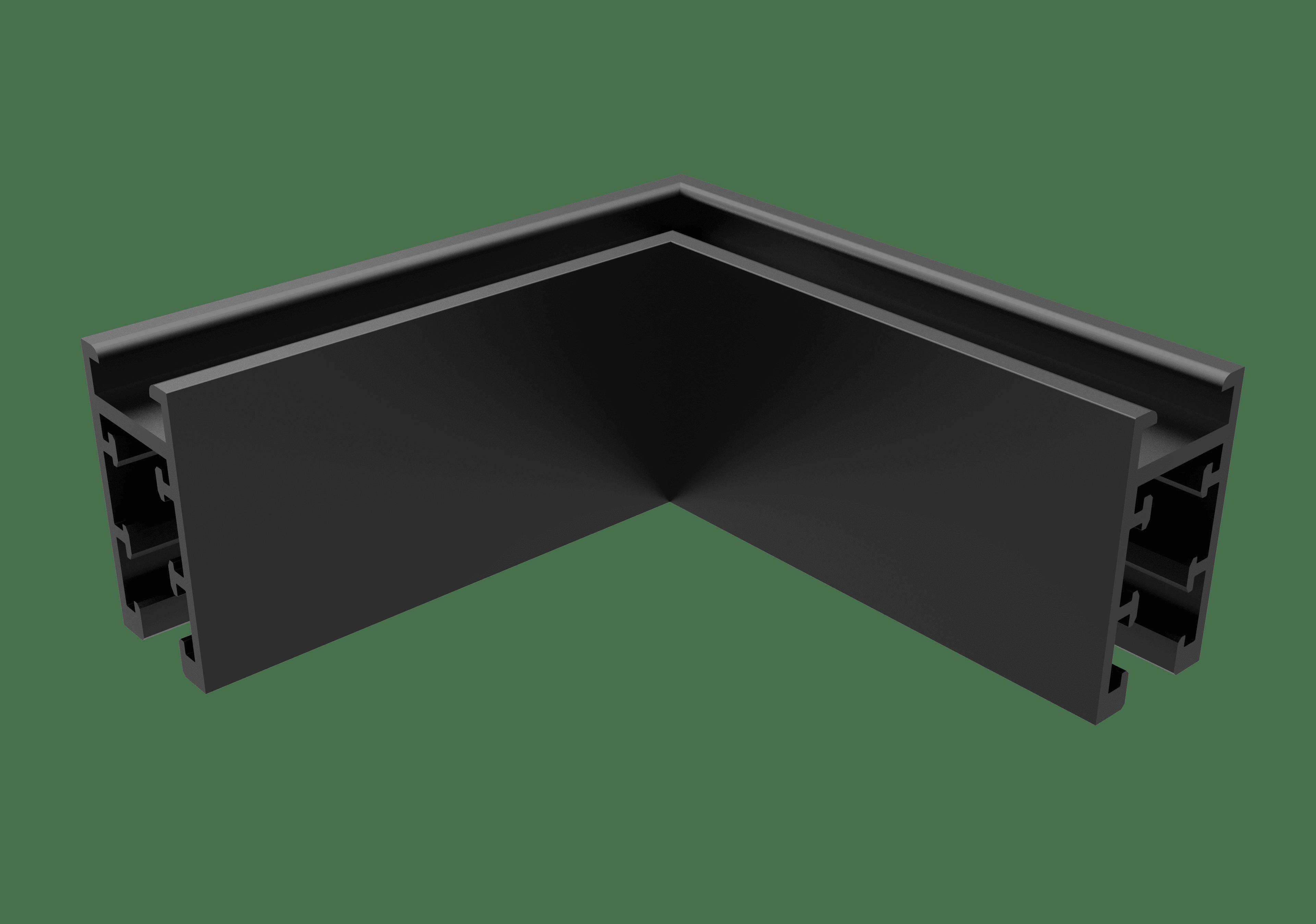 Соединитель для магнитного накладного шинопровода угловой Crystal Lux CLT 0.216 04 BL_CR