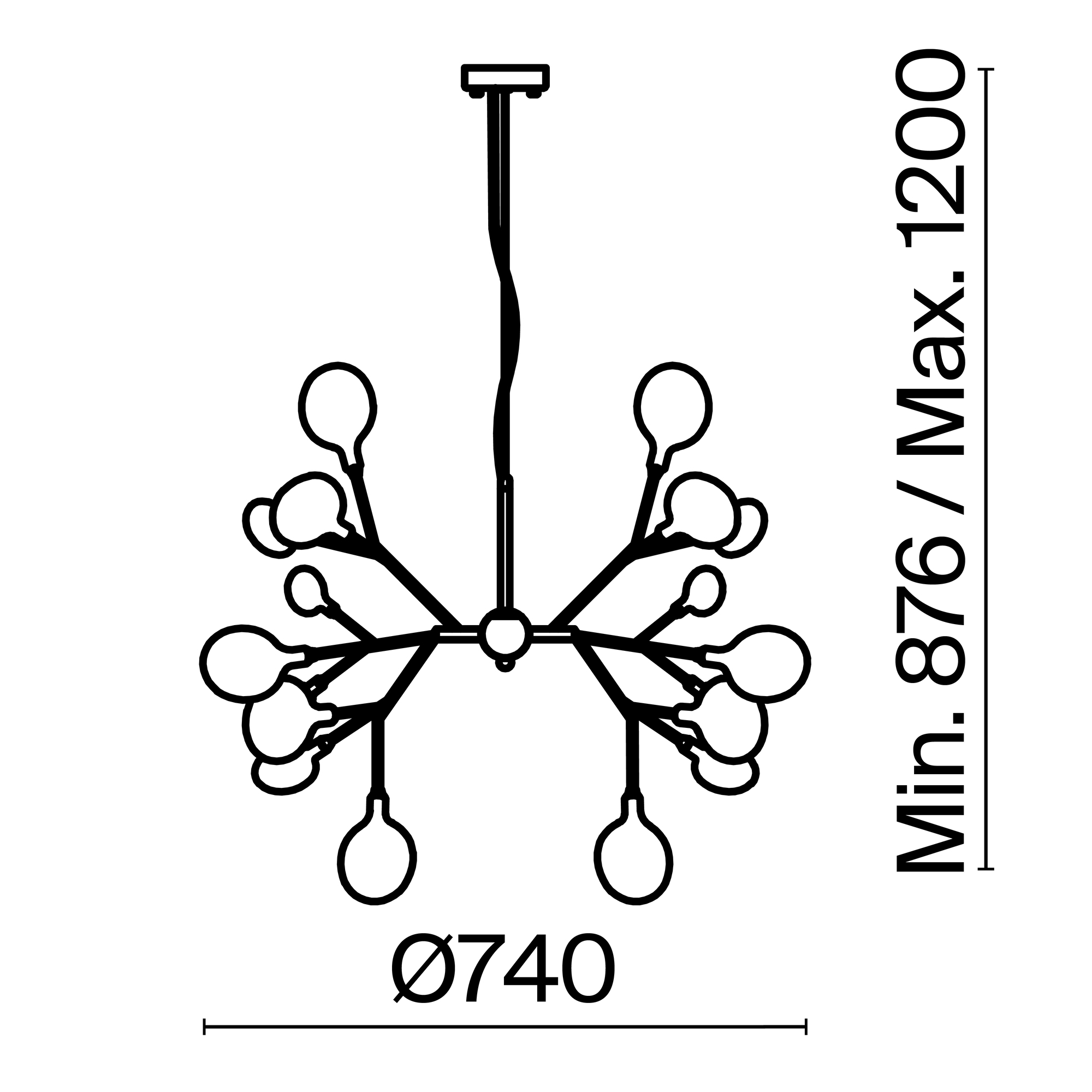 Подвесная люстра Freya Florencia FR5049PL-27G_MY