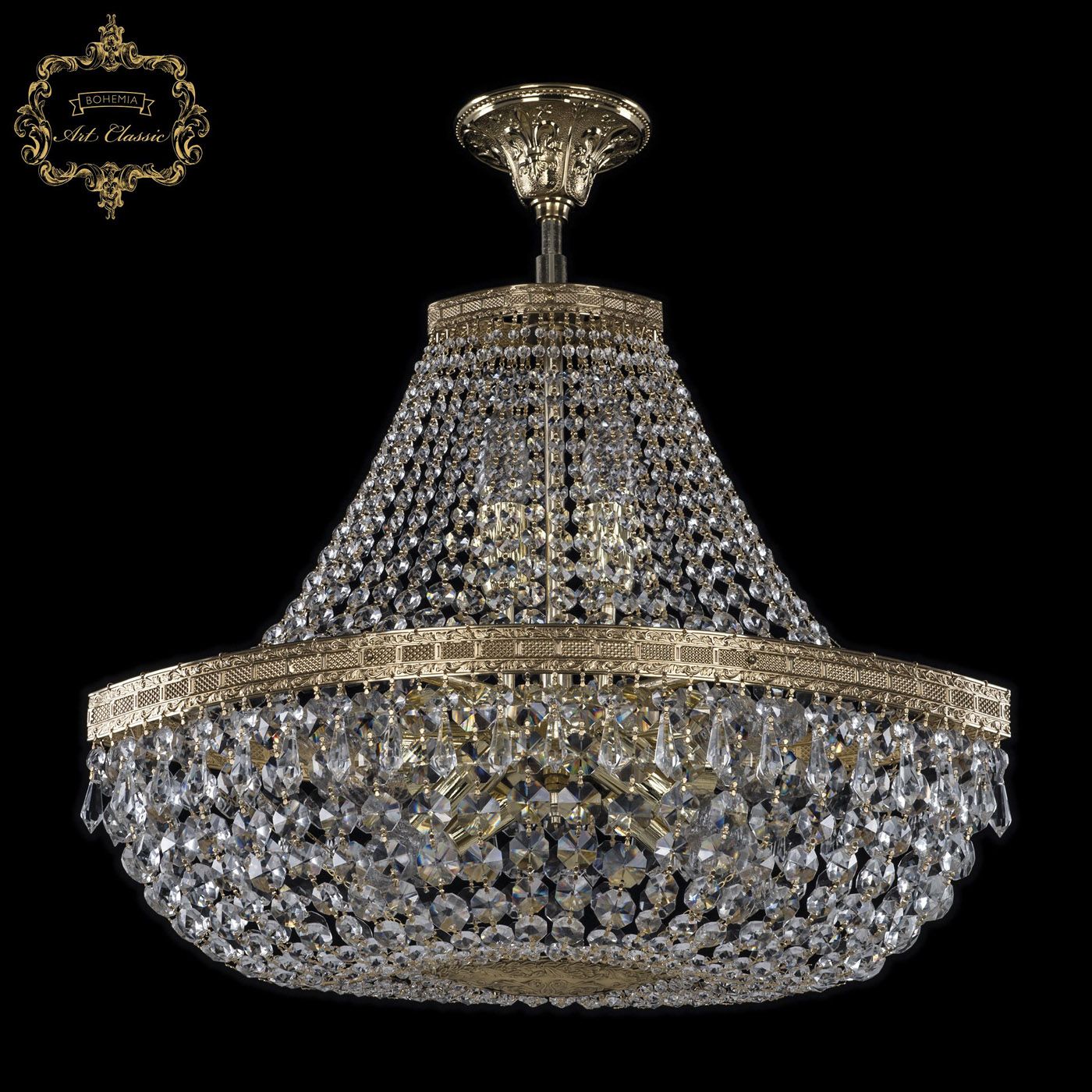 Хрустальная люстра Bohemia Art Classic 21.013.H1.55SP.G_BI