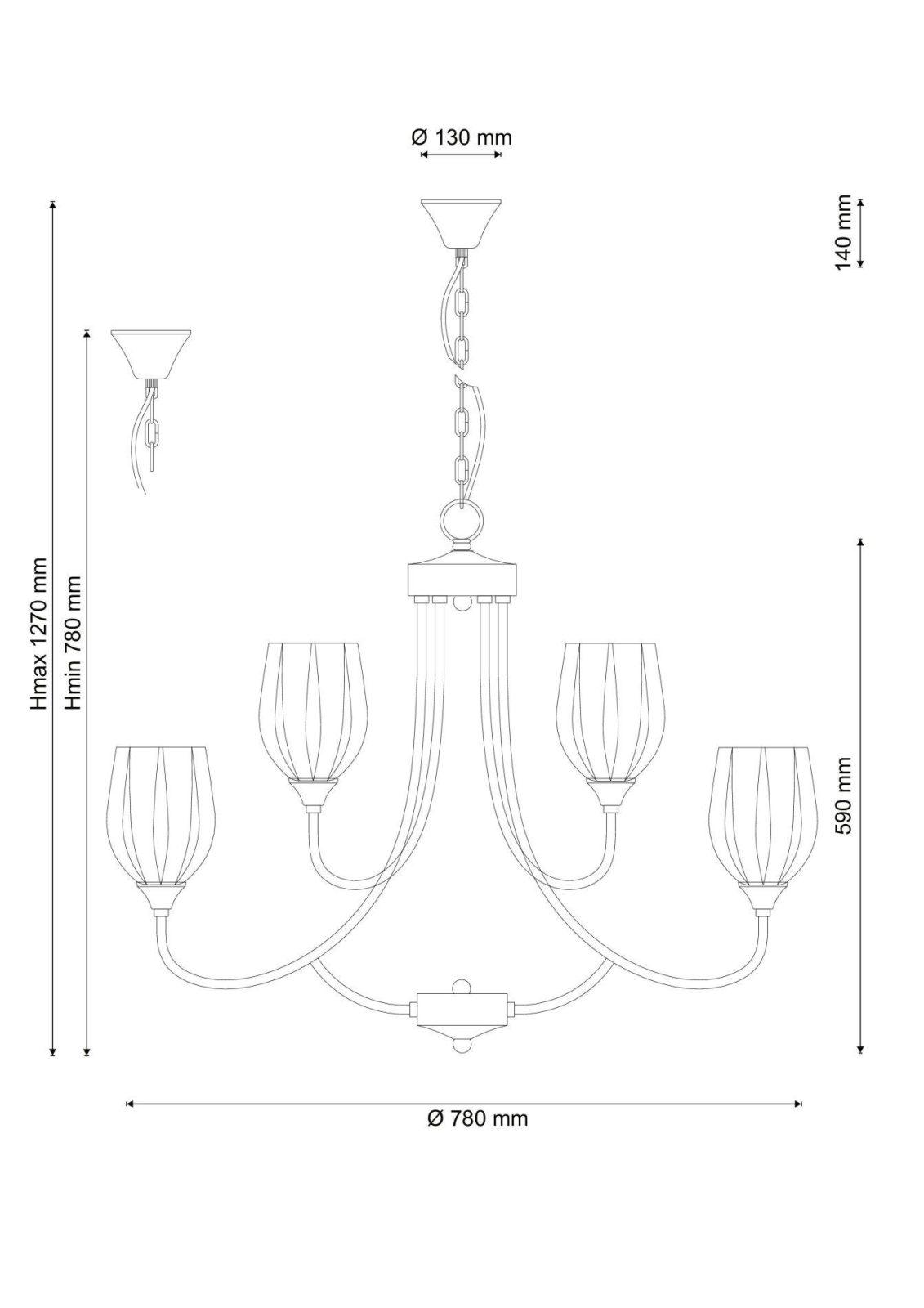 Подвесная люстра Lucia Tucci MADRID MADRID 116.6.3