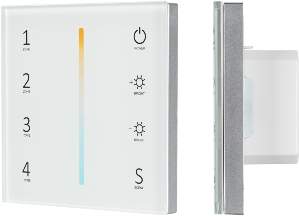 Панель Sens SMART-P38-MIX White (230V, 4 зоны, 2.4G) ( Arlight 027118_ARL