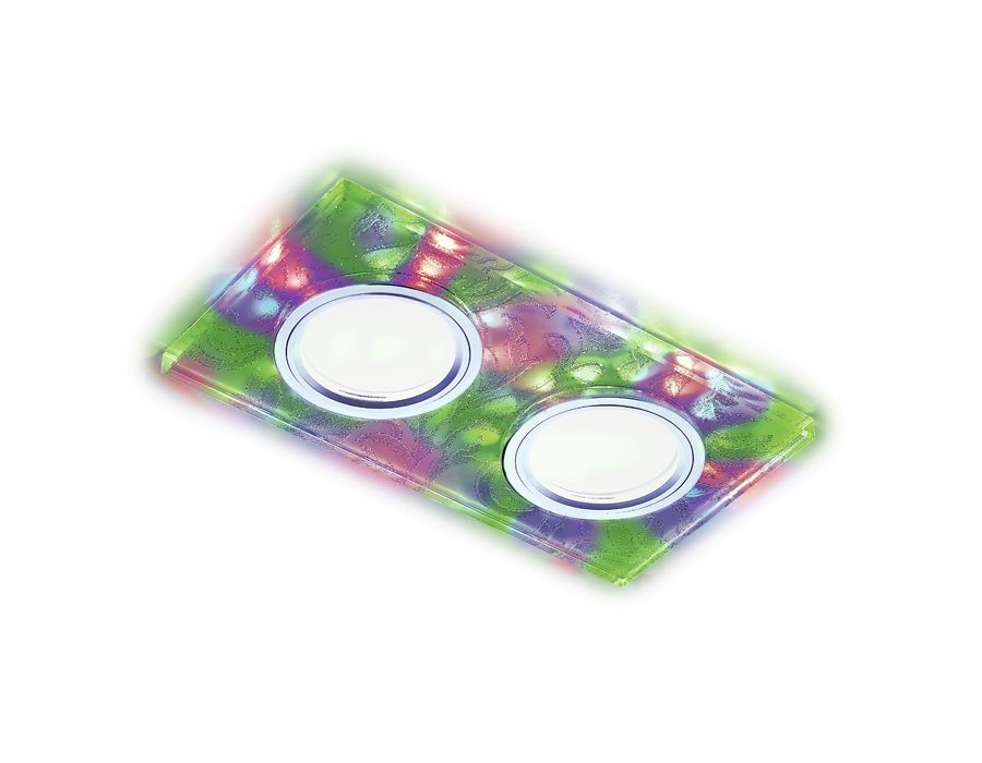 Встраиваемый светильник Ambrella light Сompo S234/2 W/CH/M_AMB
