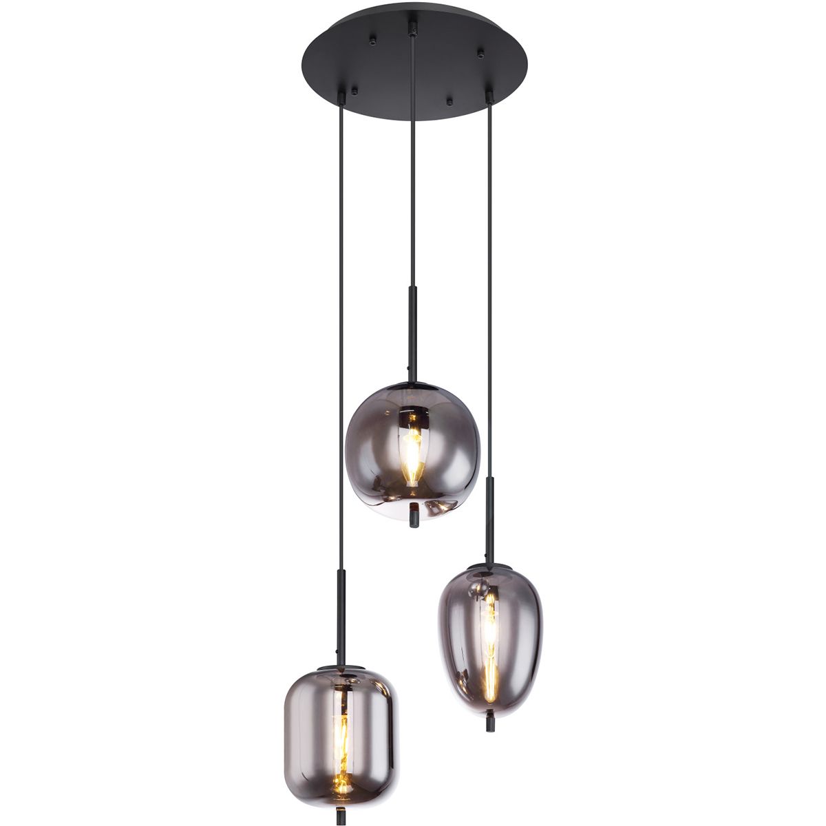 Подвесной светильник Globo Blacky 15345-3_GL