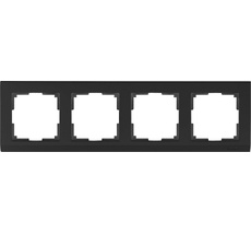 Рамка на 4 поста Stark WL04-Frame-04-black a050913_WR