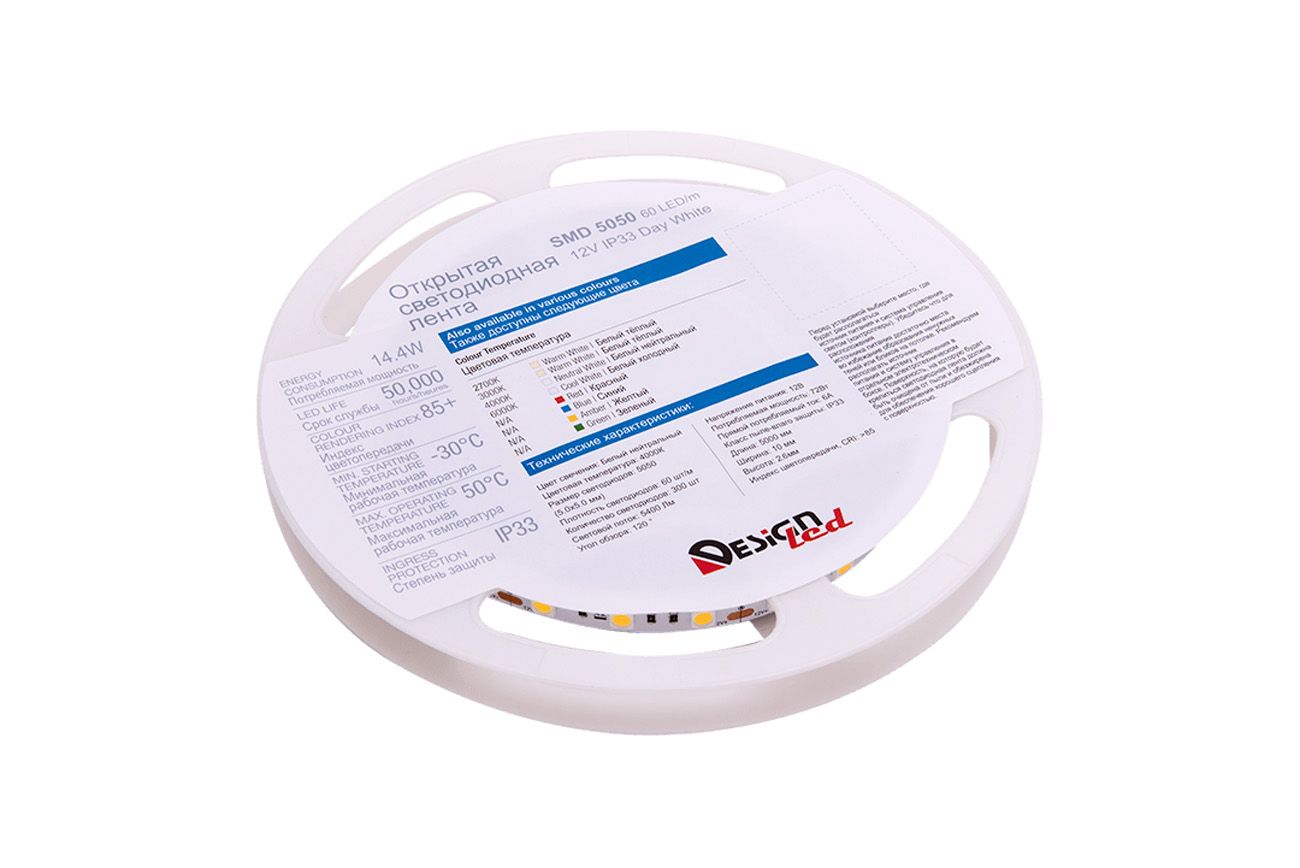 Светодиодная лента 1м. 14,4W 4000K DSG560-12-NW-33 00-00000517_SW