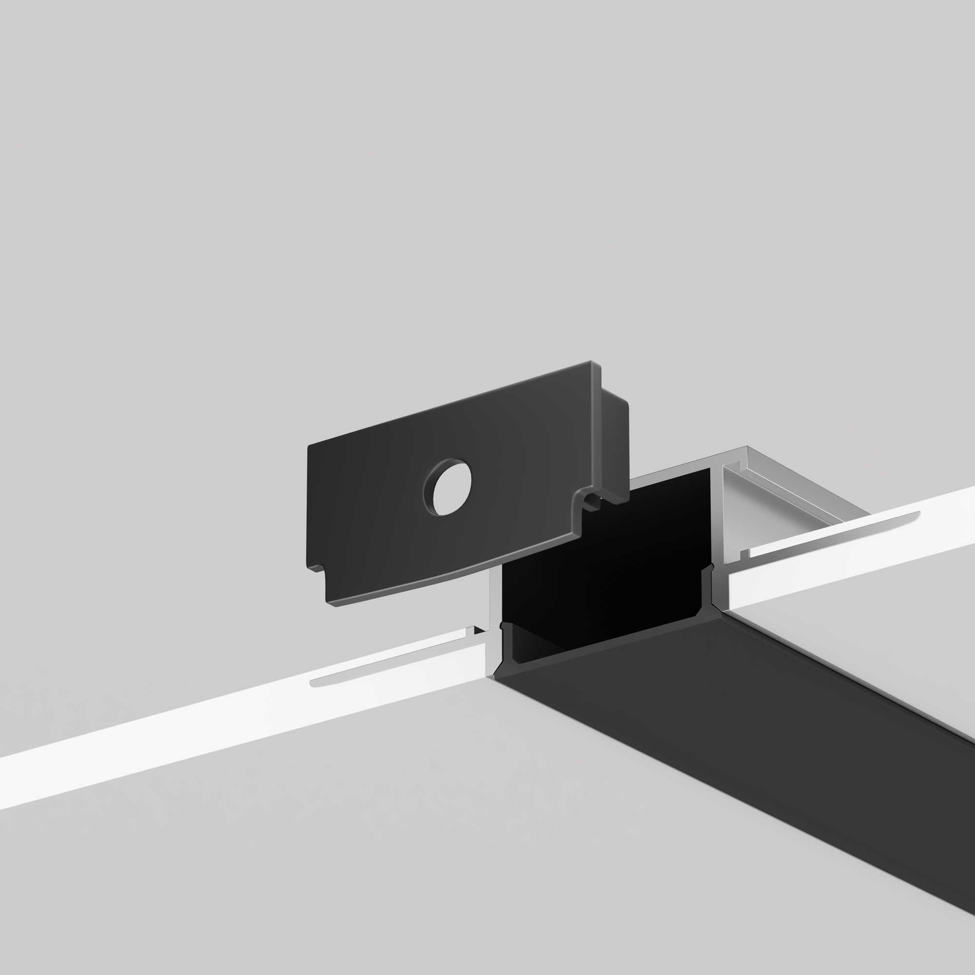 Комплект заглушек (для профиля 61?14) 2 шт., ALM-6114-B-EC 642013 Maytoni 642013_MY