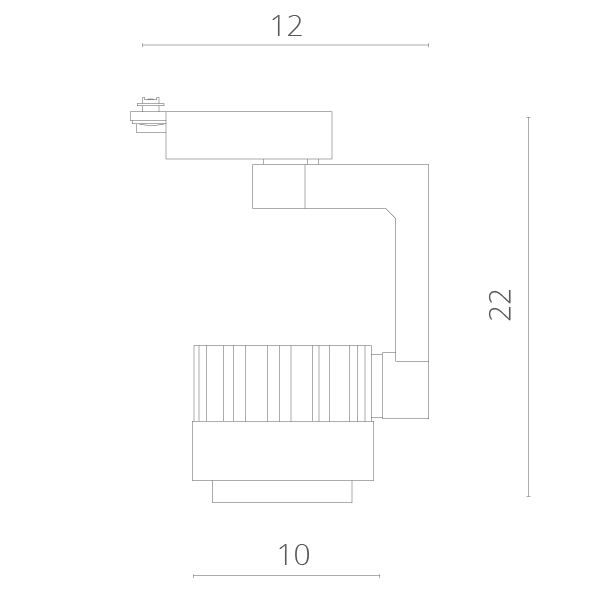 Светильник для рельсовой системы ArteLamp Track Lights A1630PL-1WH