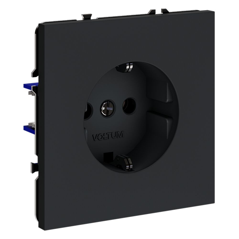 Розетка встраиваемая VOLTUM S70 с заземлением 16А VLS040107