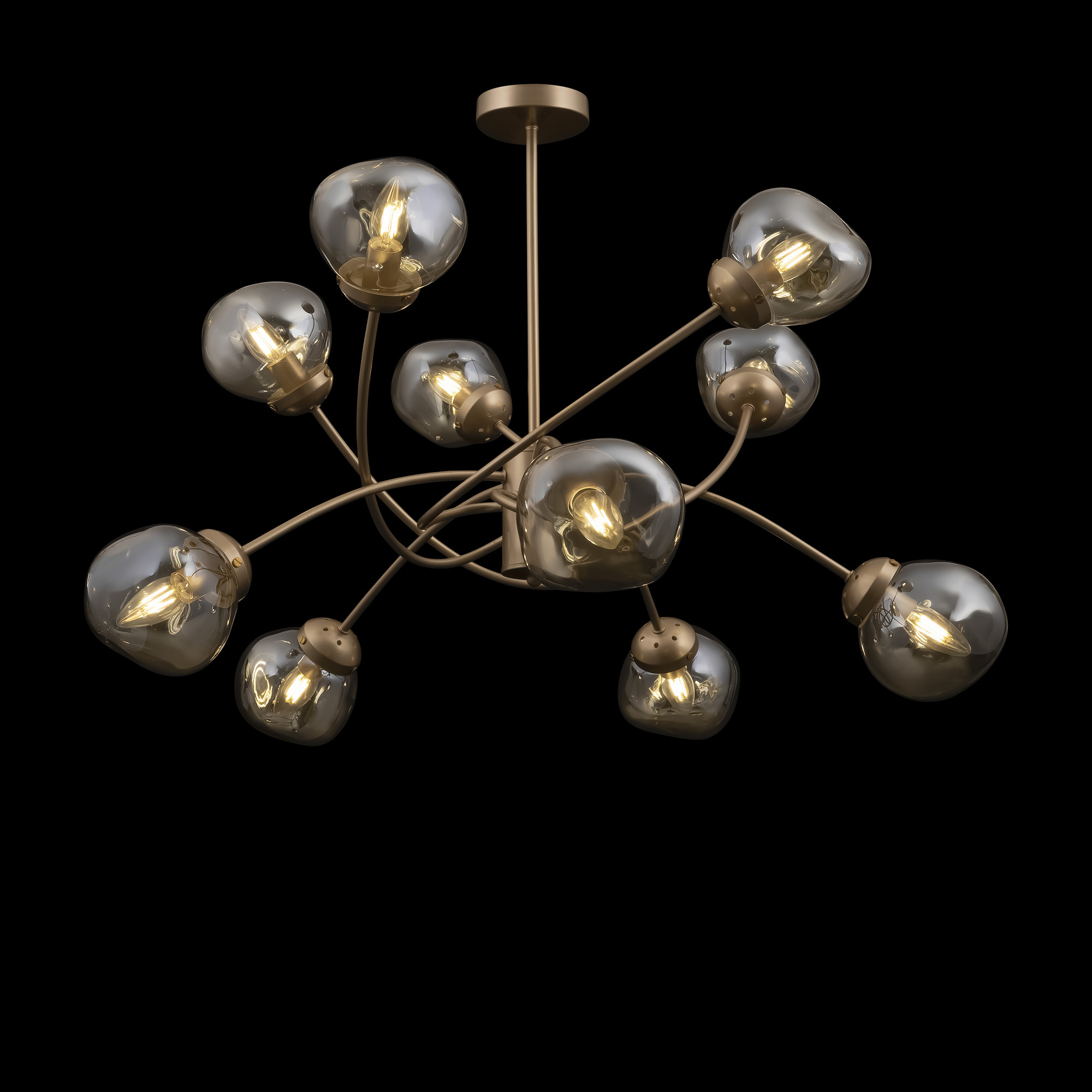 Люстра на штанге Freya Volani FR8017PL-10MG_MY