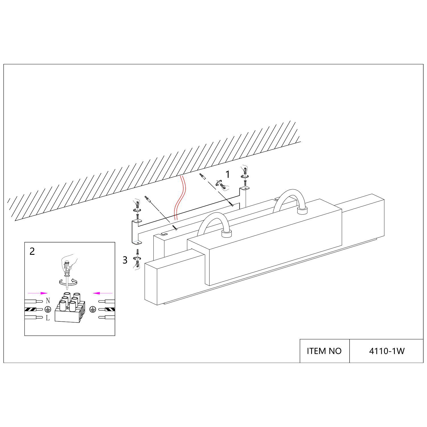 настенный светильник Favourite Magestic 4110-1W
