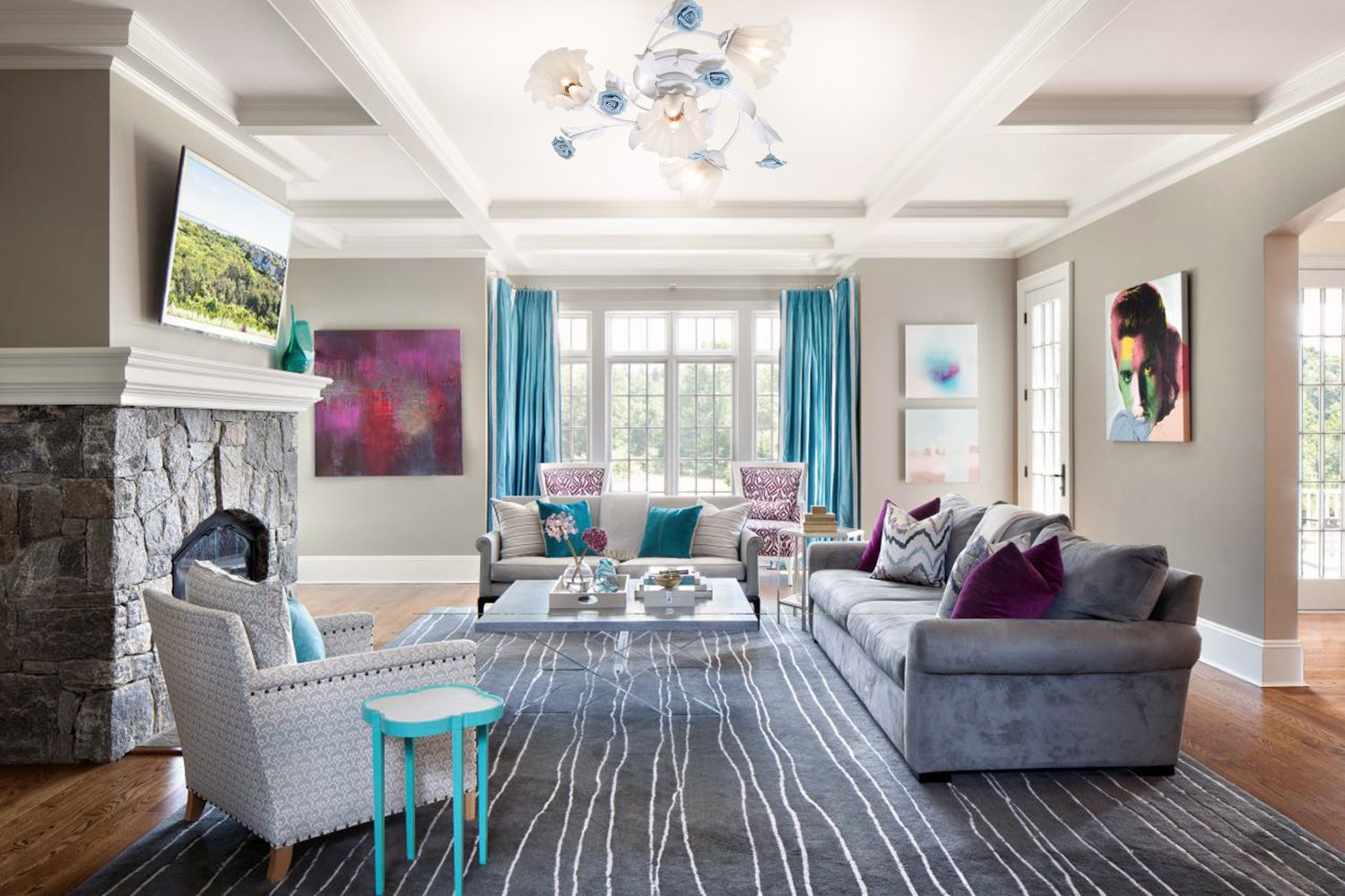 Потолочная люстра Lucia Tucci FIORI Fiori di rose 112.3.1