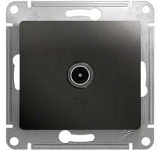 ТВ-розетка встраиваемая оконечная (антрацит) Systeme Electric GSL000791
