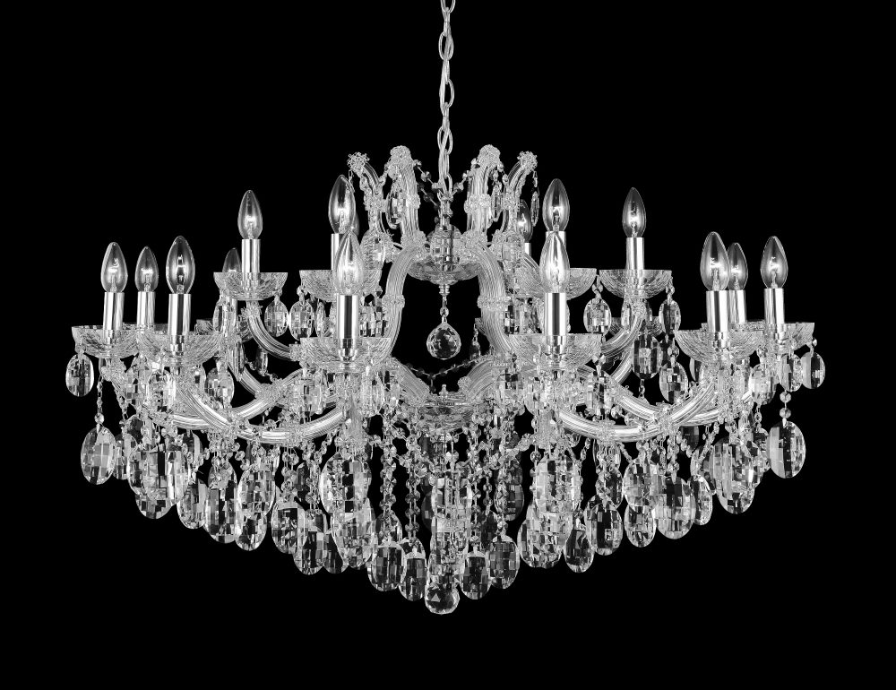 Подвесная люстра Crystallux Hollywood HOLLYWOOD SP12+6 CHROME_CR
