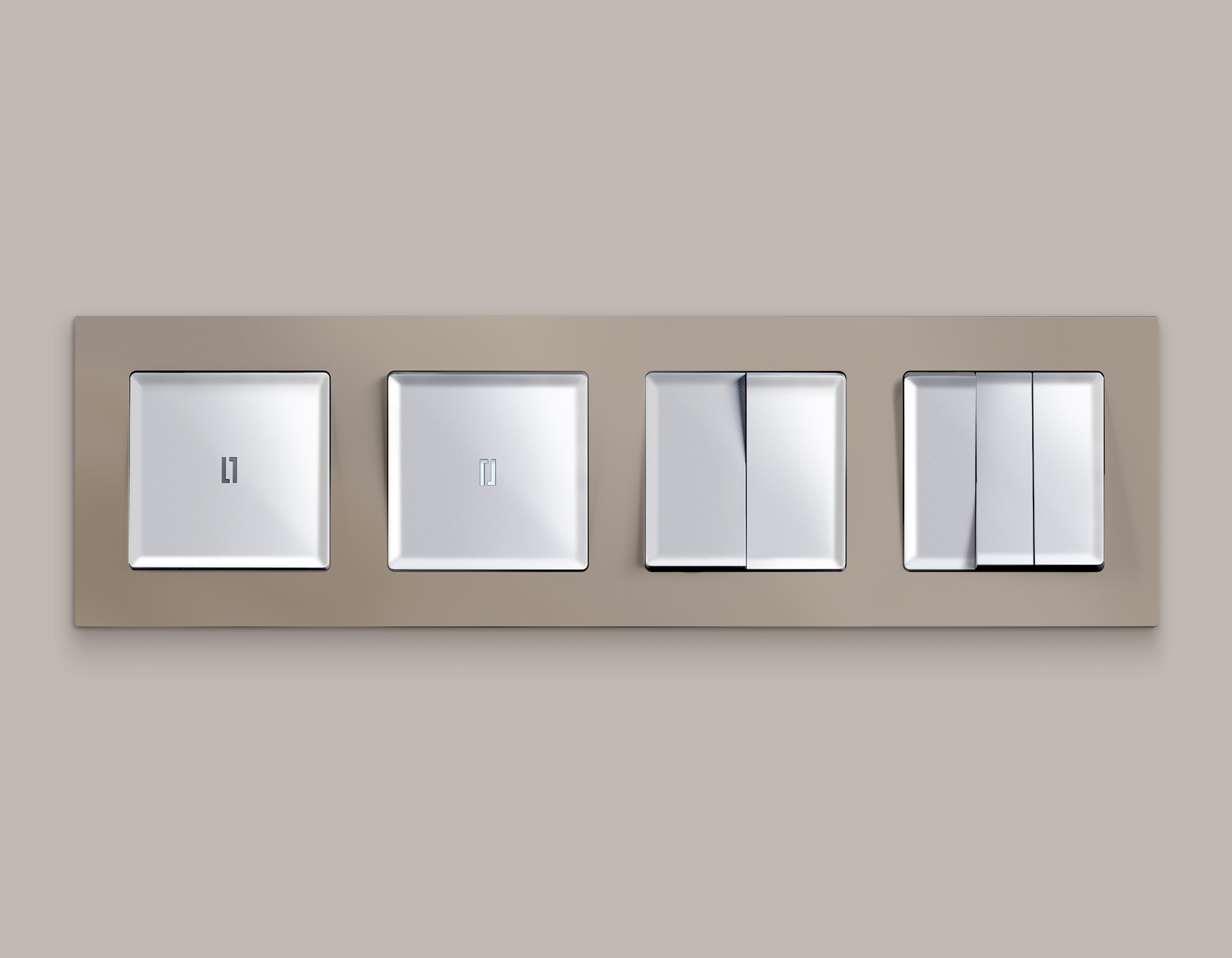 Выключатель трехклавишный Ambrella Volt ALFA QUANT MA405010_AMB