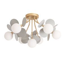 Потолочный светильник Arte Lamp PEACOCK A1369PL-7GY