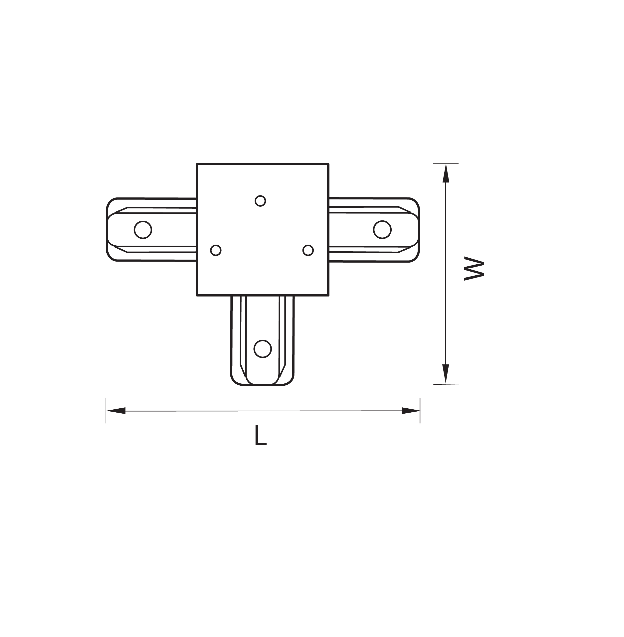 Соединитель T-образный однофазный LightStar 501136_LS