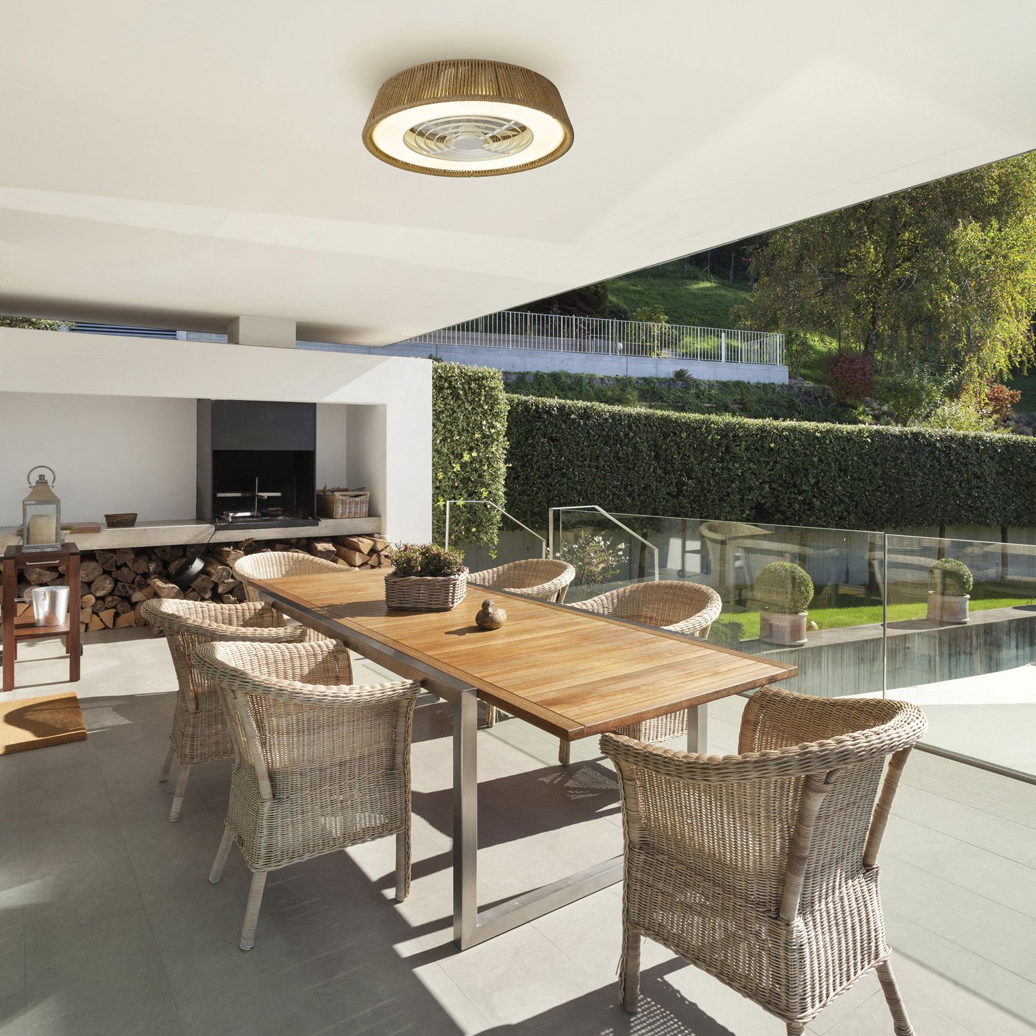 Люстра-вентилятор Mantra POLINESIA 8230_MN