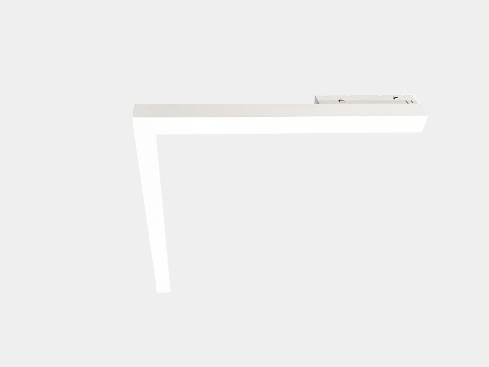 Трековый светильник магнитный, светодиодный, угловой, белый, 24Вт, 48V IP20, 4000К Lumker SY-LINK-AN-WH-24-NW_SW