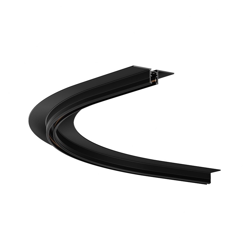 Радиусный угол для встраиваемого шинопровода черный ST Luce ST066.409.01