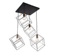 Подвесной светильник MD.0830-4-P BK+FGD Imex MD.0830-4-P BK+FGD_IM