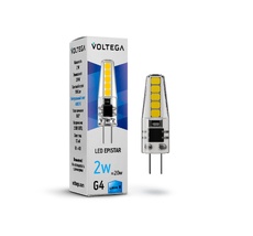 Лампа светодиодная G4 2W 4000K (дневной белый свет) 7145_VG