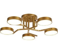 Люстра потолочная светодиодная с 5 лампочками на штанге Escada 10273/5LED_ESC