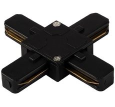 Соединитель &laquo;X&raquo; для однофазного шинопровода 220V для монтажа на поверхность Imex TR-X BK_IM