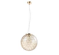 Подвесной светильник Crystallux MAYO MAYO SP1 D300 GOLD/AMBER_CR