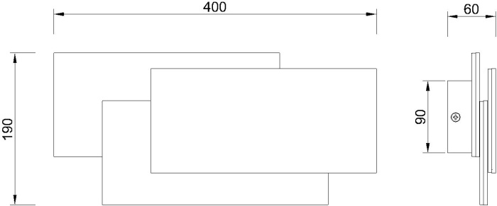 Настенный светильник Mantra TAHITI 8090_MN