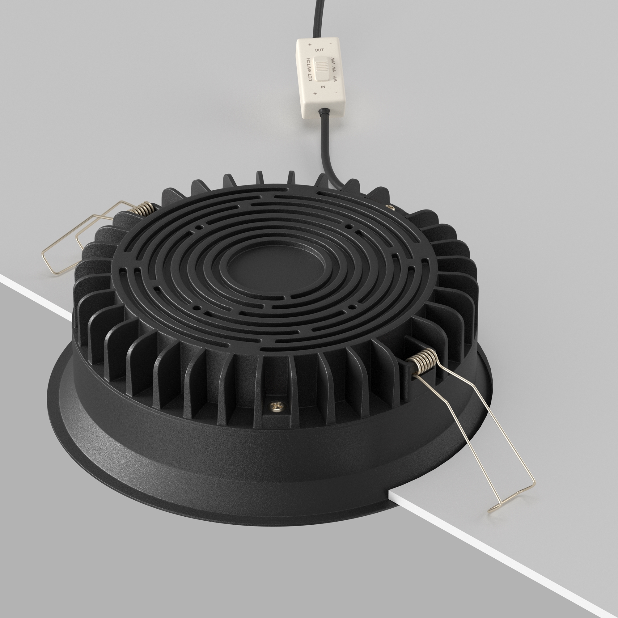 Встраиваемый светильник Maytoni Okno DL055-18W3-4-6K-B_MY