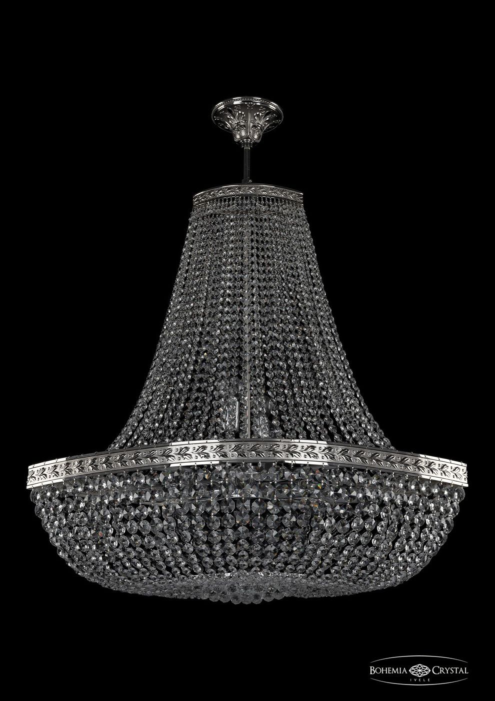 

Хрустальная люстра Bohemia Ivele 19283/H2/80IV Ni, 19283/H2/80IV Ni