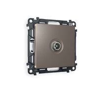 Розетка TV проходная Ambrella Volt ALFA 5-1000 MHz 4dB QUANT MA643030_AMB