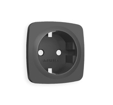 Лицевая панель (Мягкое касание) для электрической розетки с заземлением QUANT Ambrella Volt OMEGA OP9060_AMB