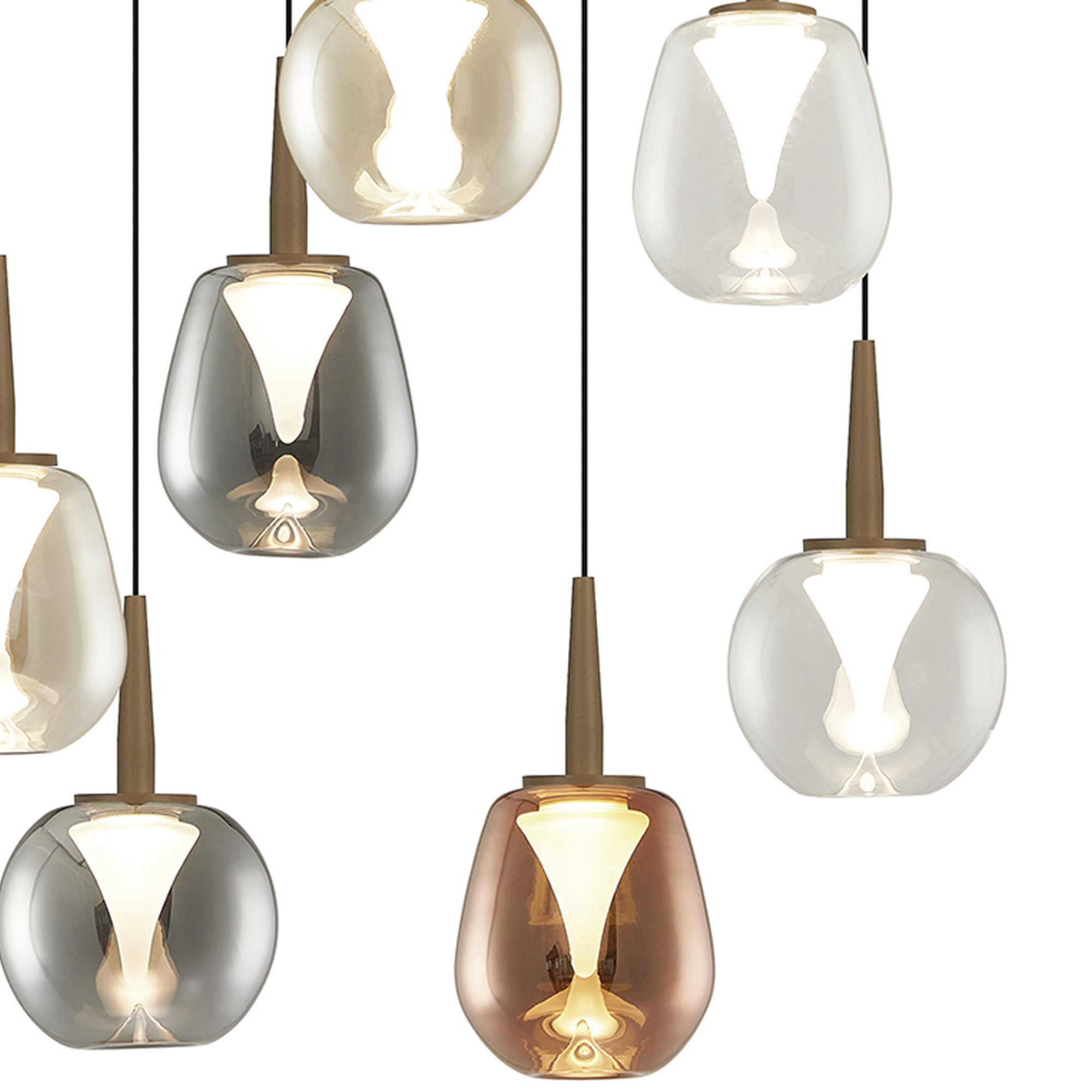 Подвесная люстра MANTRA ANDROMEDA 8934+8PL_MN