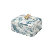 Шкатулка голубая со стрекозой Garda Decor 55RD6078L