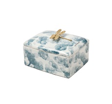 Шкатулка голубая со стрекозой Garda Decor 55RD6078L