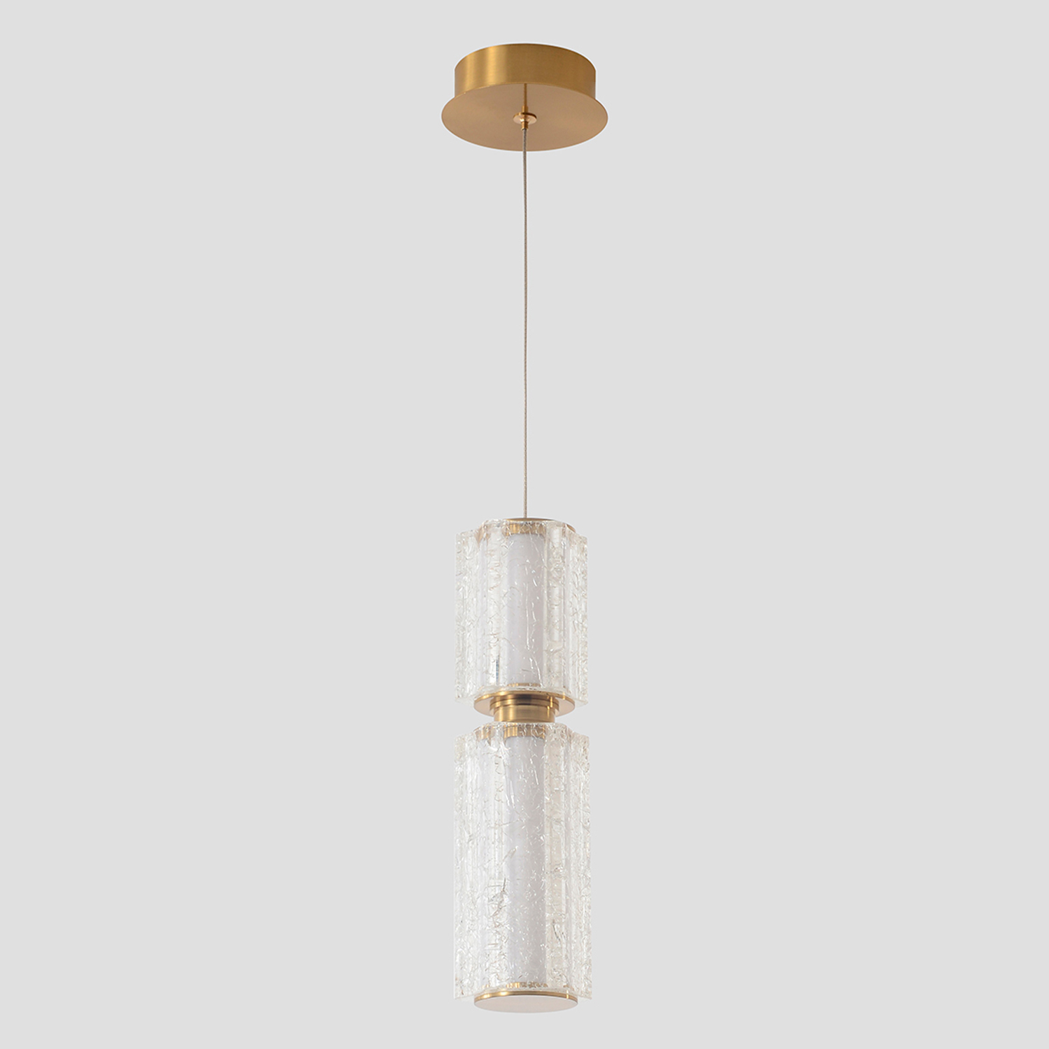 Подвесной светильник Crystal Lux ANTIQUE SP23W LED BRASS_CR
