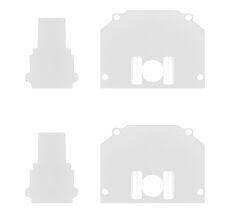 Торцевая заглушка (внешняя и внутрення 2+2шт) ST LUCE SKYLINE 220 ST046.589.02