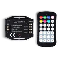 Контроллер для светодиодных лент RGB с радио пультом 2.4G 24A 12V 288W/ 24V 576W GS11351 Ambrella Light GS GS11351_AMB