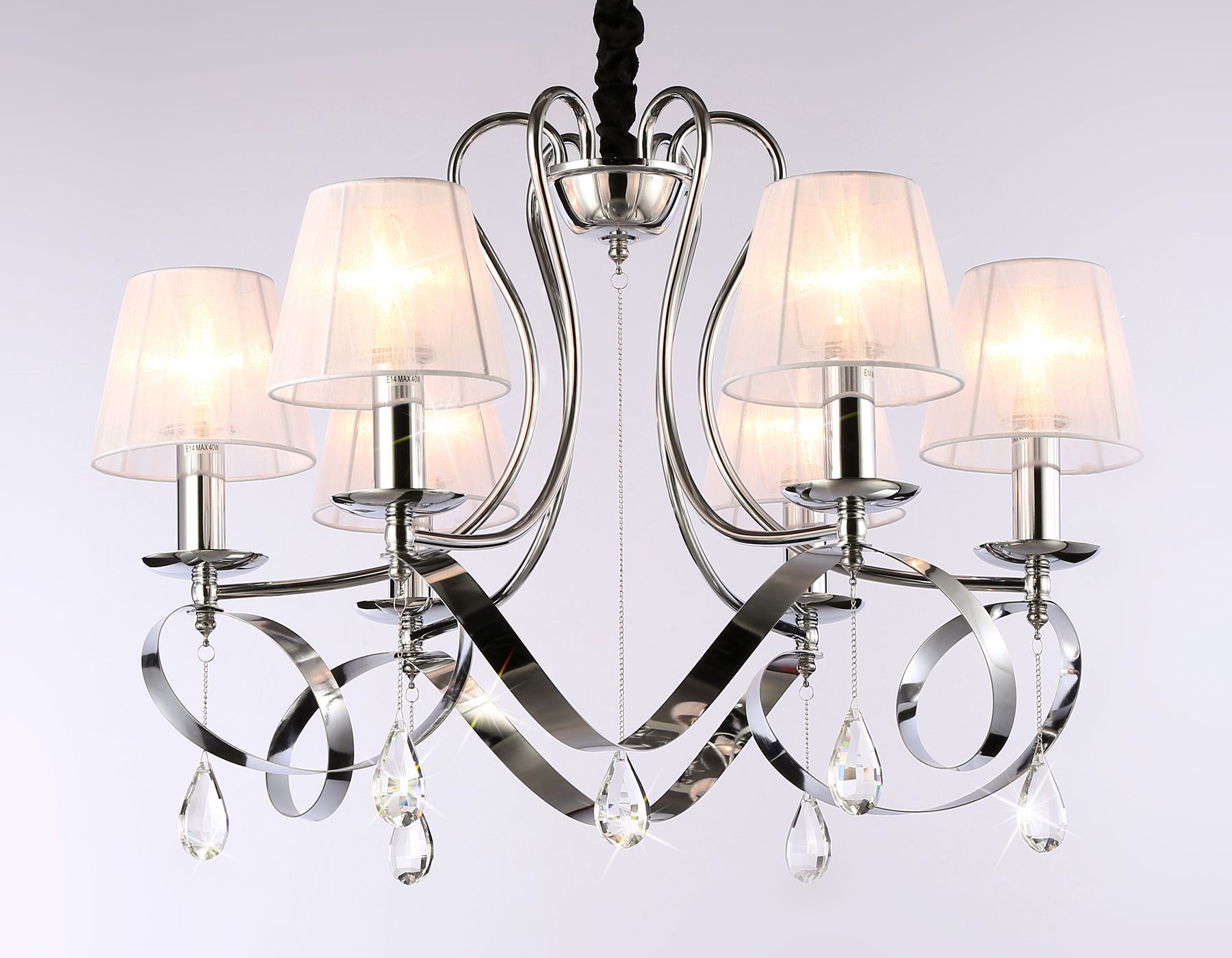 

Подвесная люстра Ambrella light с абажурами Traditional TR4545, TR4545